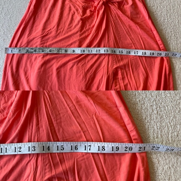 NWOT Laguna Side Knot Maxi Skirt - Koy Resort - Coral Punch L - Picture 10 of 13